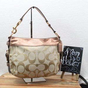 Coach Zoe 12657 Rose Gold & Copper RARE